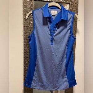 Chase54 Women’s Embark Blue Sleeveless Shirt UPF 40, golf / tennis